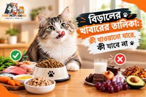 বিড়ালের খাবারের তালিকা: কী খাওয়ানো যাবে, কী যাবে না