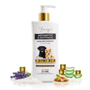 Bengal Antiseptic & Antifungal Medicated Shampoo for Cats and Dogs